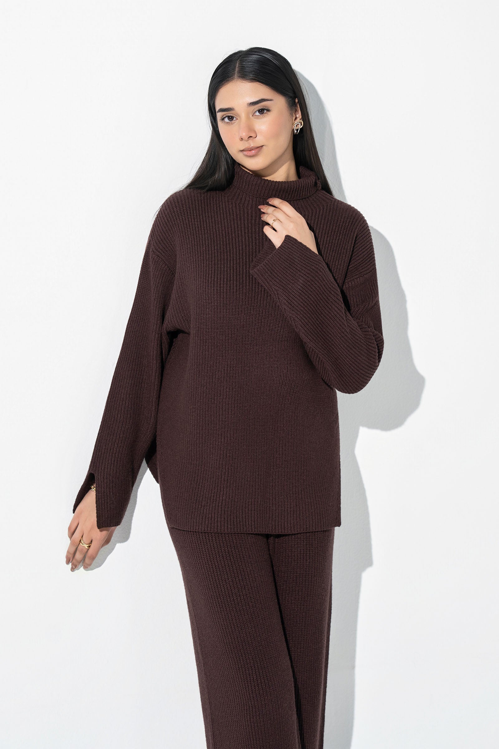 Turtleneck Sweater Set