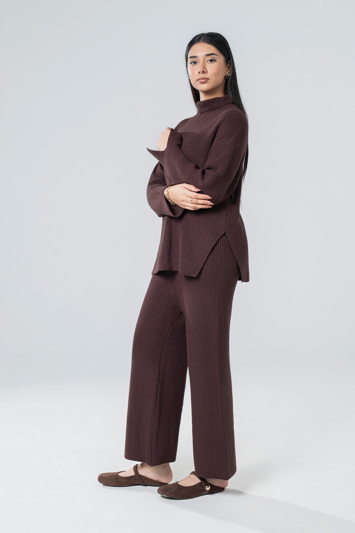 Turtleneck Sweater Set