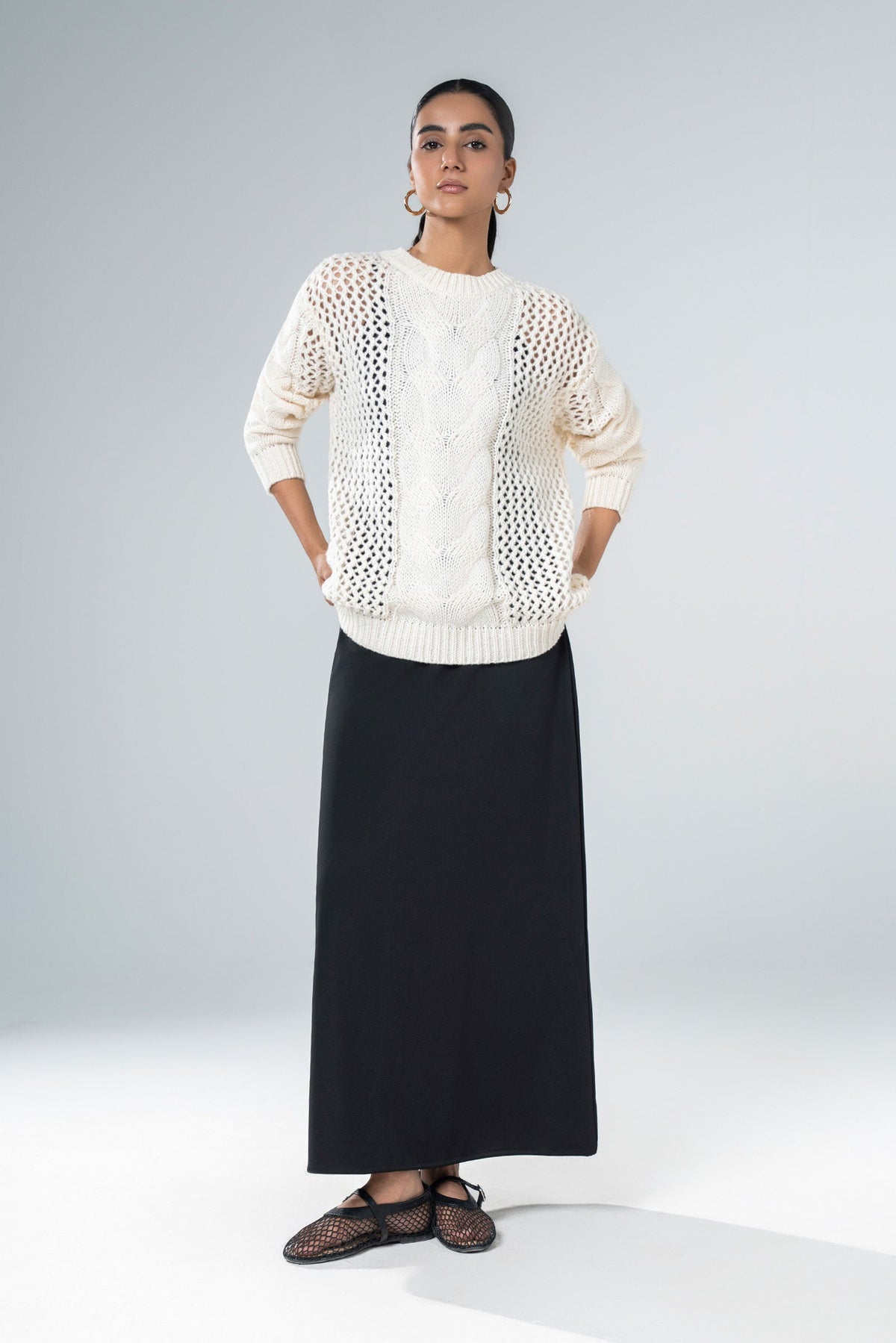 Everyday Cable-Knit Sweater