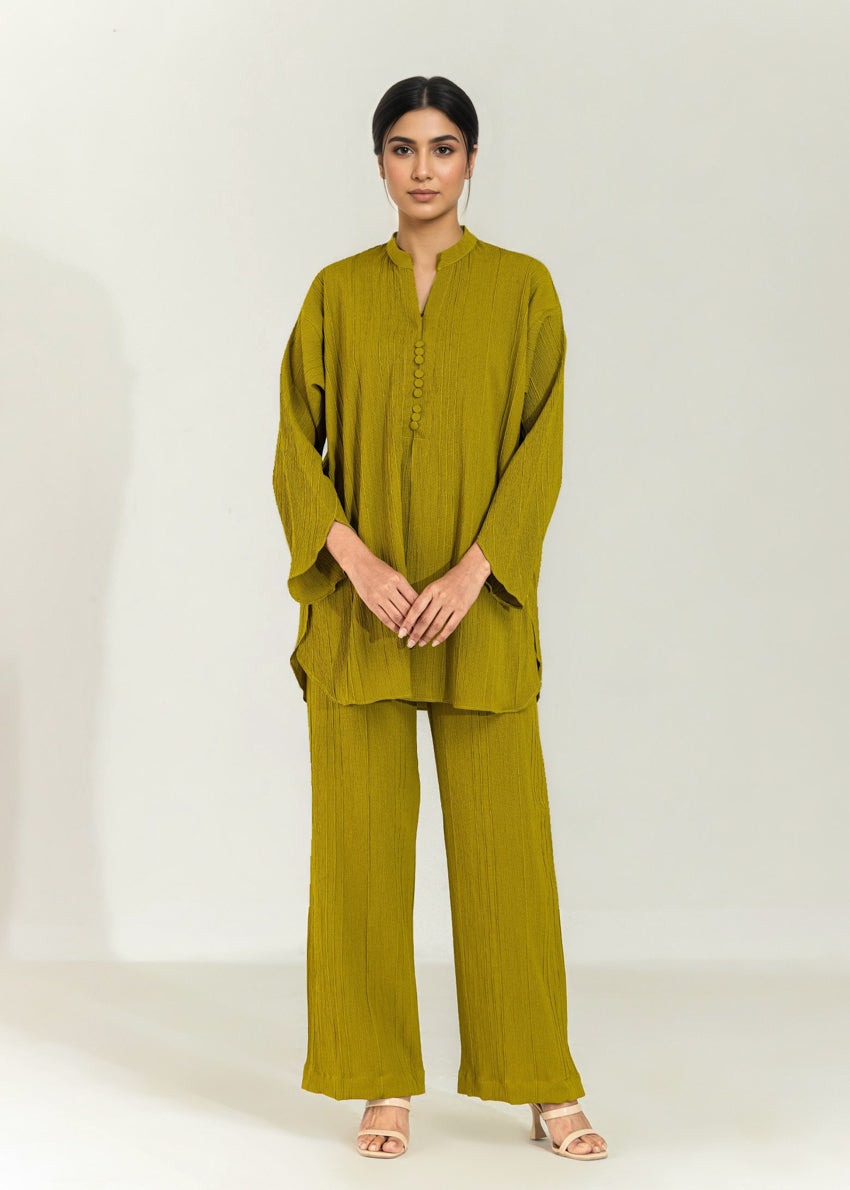O-Green-Flannel-2 Piece (WP2PSBS26HR1F35)