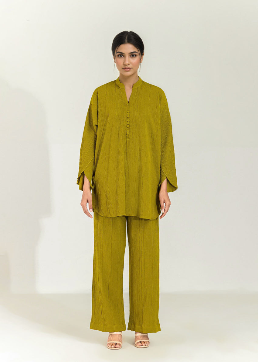 O-Green-Flannel-2 Piece (WP2PSBS26HR1F35)
