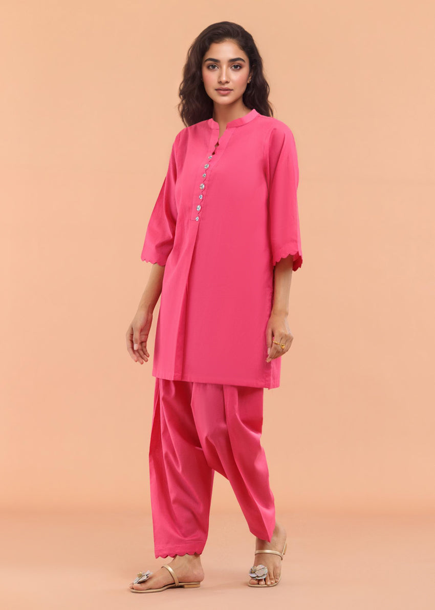 Hot-Pink-Lawn-2 Piece (WP2PSBS26HR3A14)