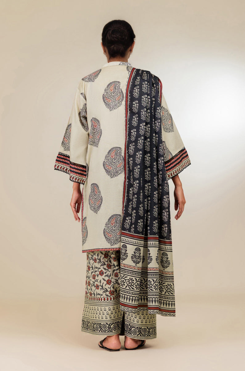 Beige-Textured-Lawn-3 Piece (WP3PPBS26B2M73)