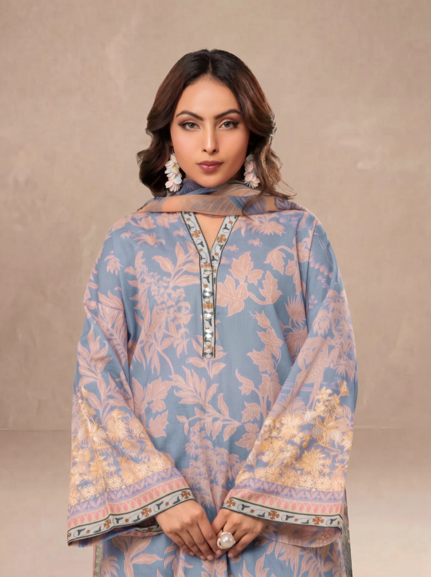 P-Pink-Lawn-3 Piece (WP3PPBS26B3A6)