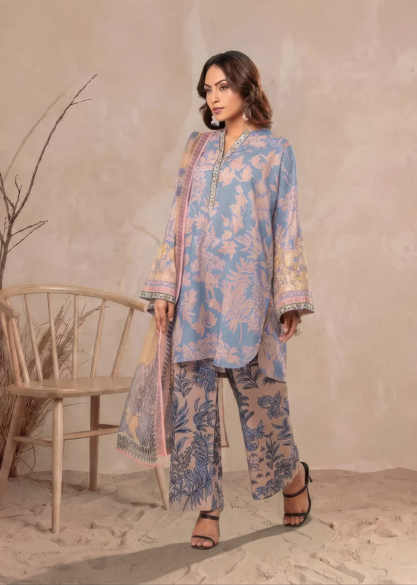 P-Pink-Lawn-3 Piece (WP3PPBS26B3A6)