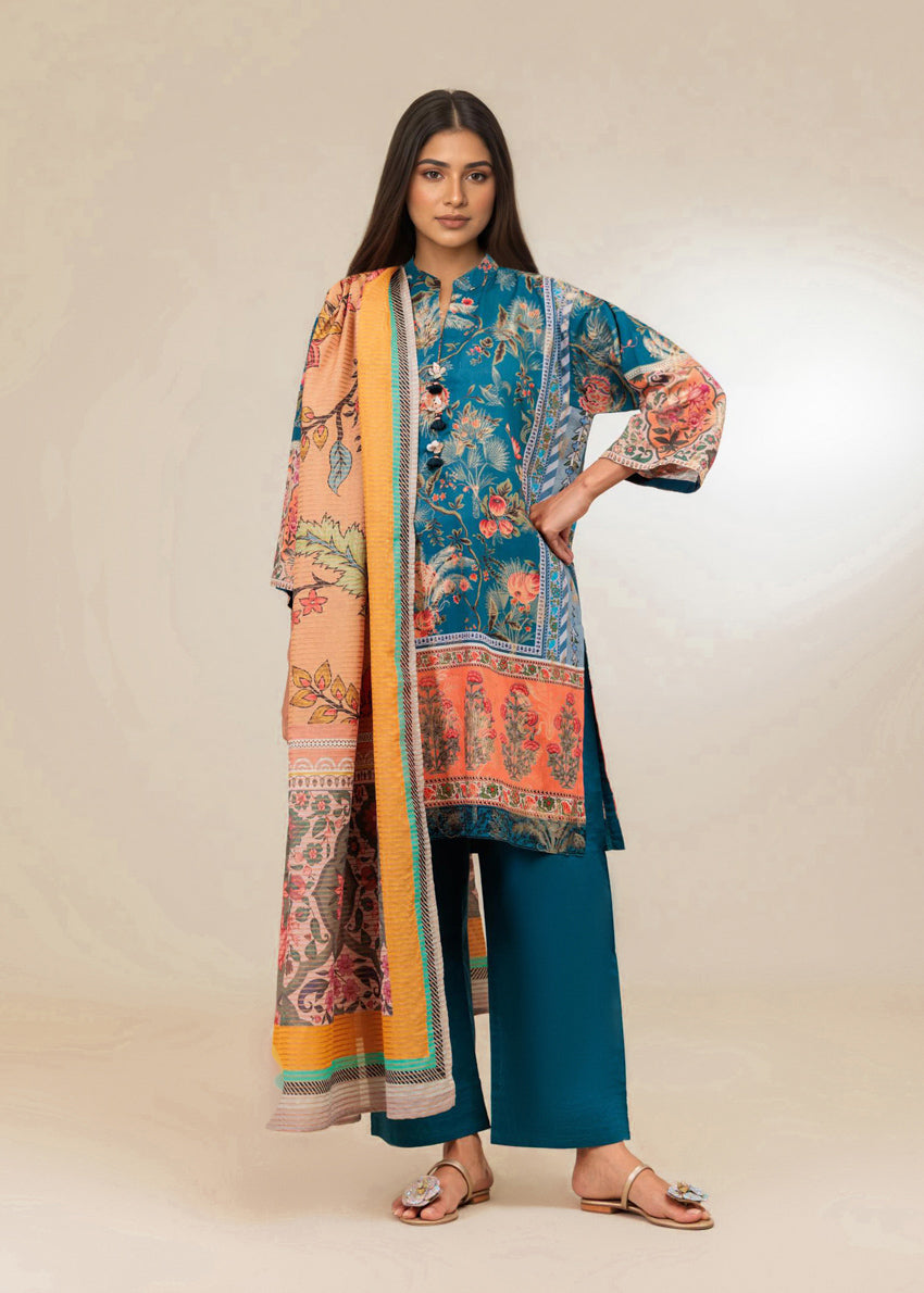 Blue-Jacquard-3 Piece (WP3PPBW25B10N33)