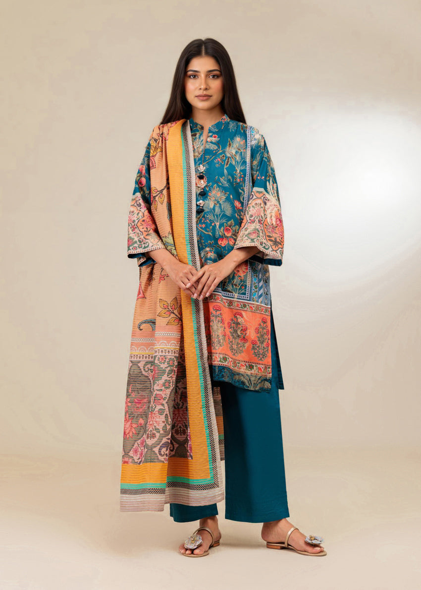 Blue-Jacquard-3 Piece (WP3PPBW25B10N33)