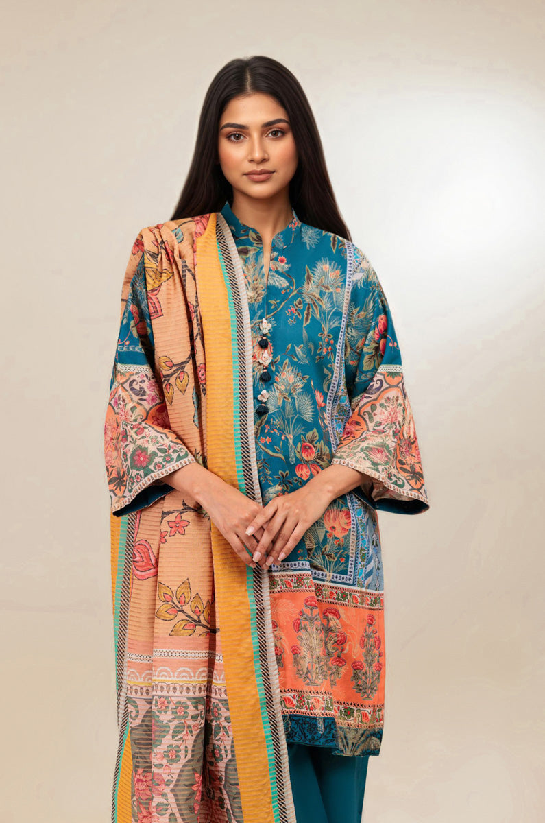 Blue-Jacquard-3 Piece (WP3PPBW25B10N33)