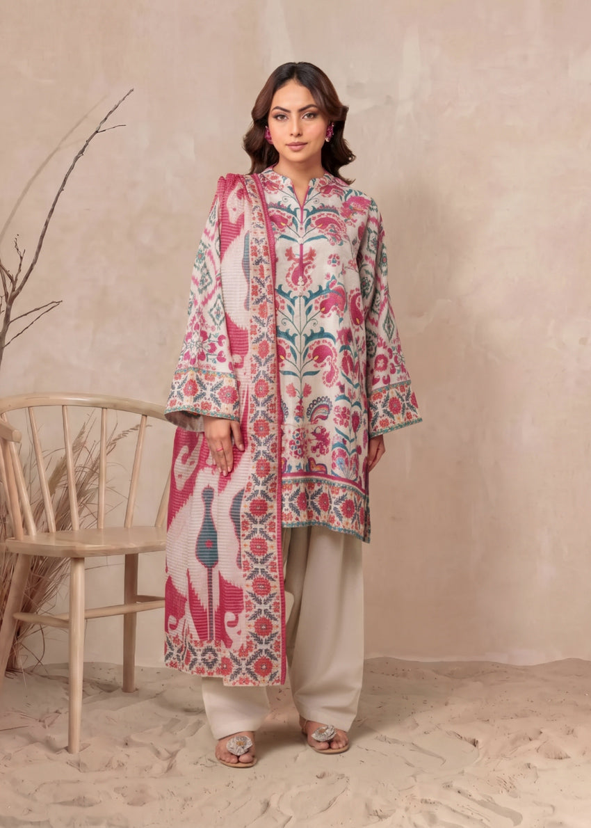 Beige-Fancy-Jacquard-3 Piece (WP3PPBW25B10N34)
