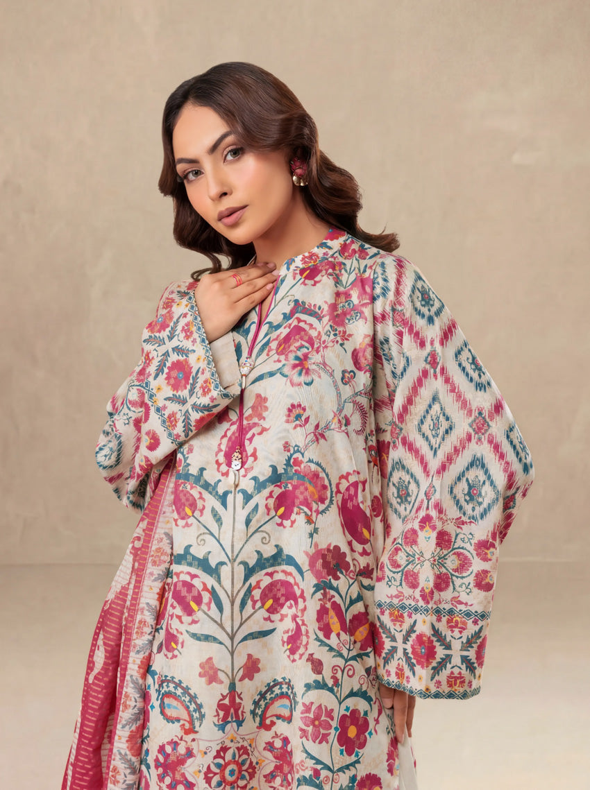 Beige-Fancy-Jacquard-3 Piece (WP3PPBW25B10N34)