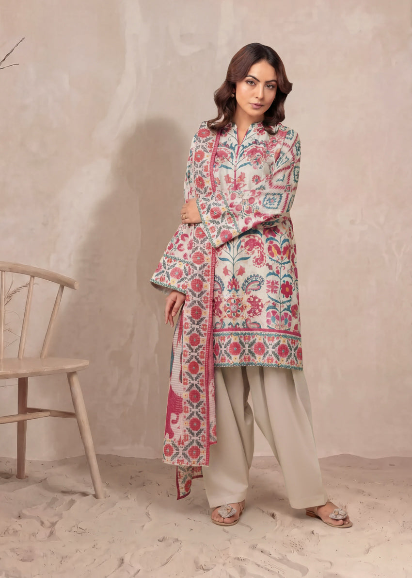 Beige-Fancy-Jacquard-3 Piece (WP3PPBW25B10N34)
