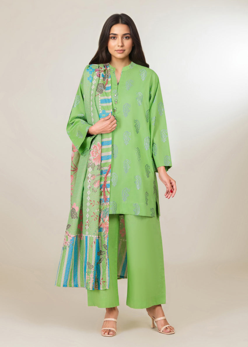 Green-Jacquard-3 Piece (WP3PPBW25B11D19)