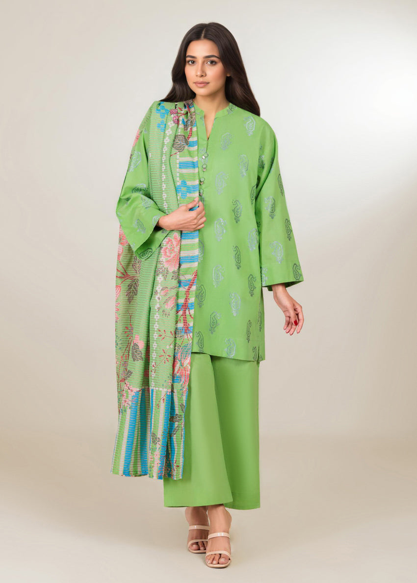 Green-Jacquard-3 Piece (WP3PPBW25B11D19)