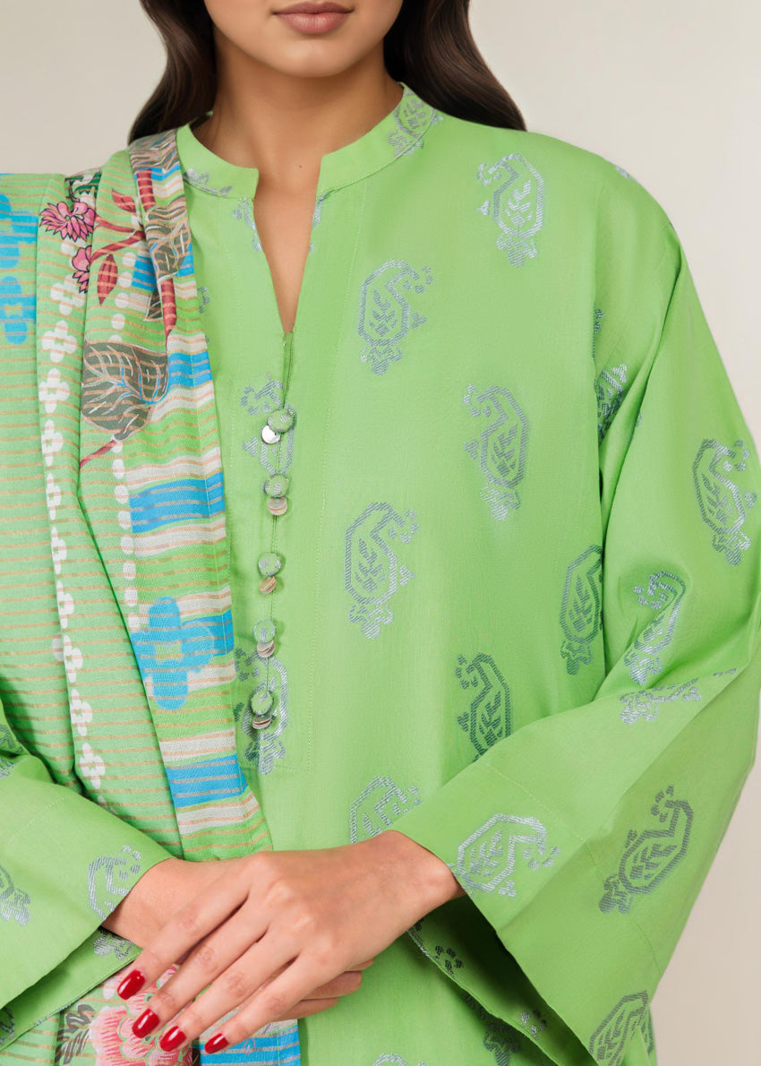 Green-Jacquard-3 Piece (WP3PPBW25B11D19)