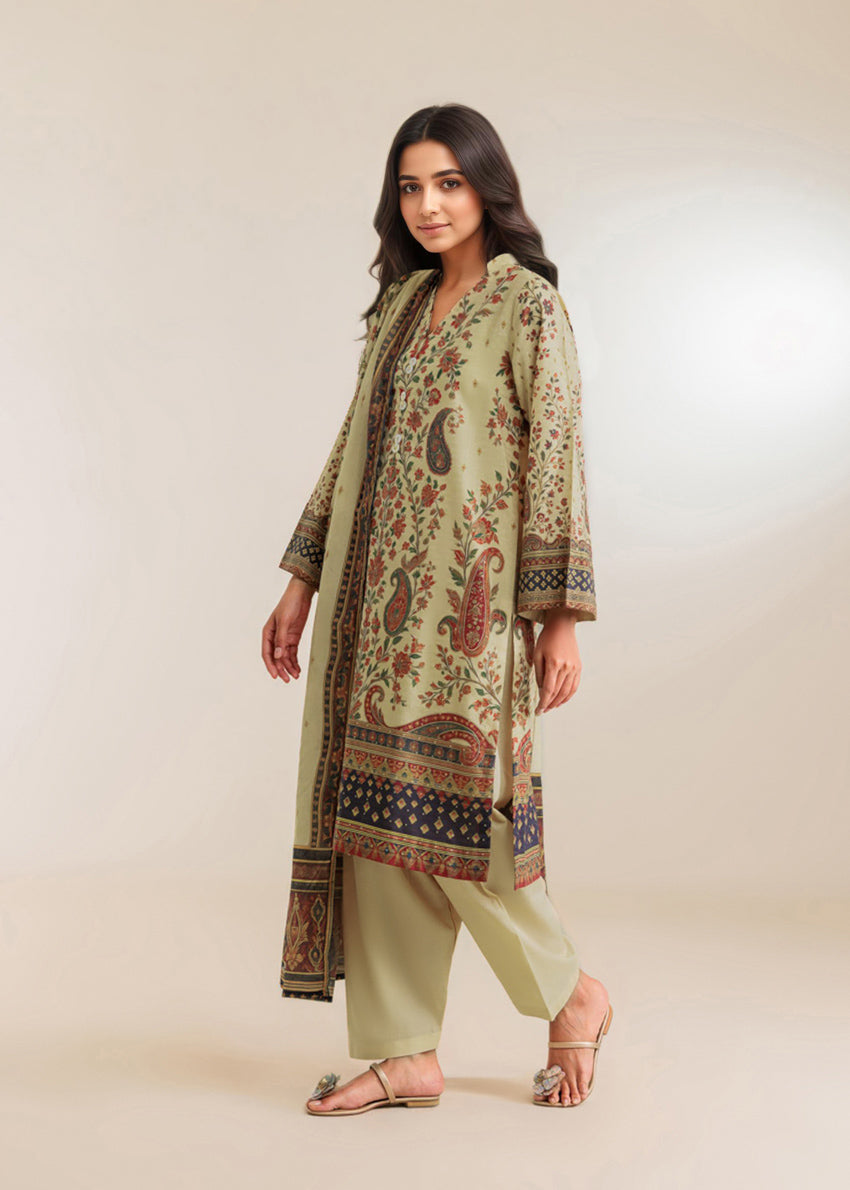 Cream-Textured-3 Piece (WP3PSBW25B11D44)