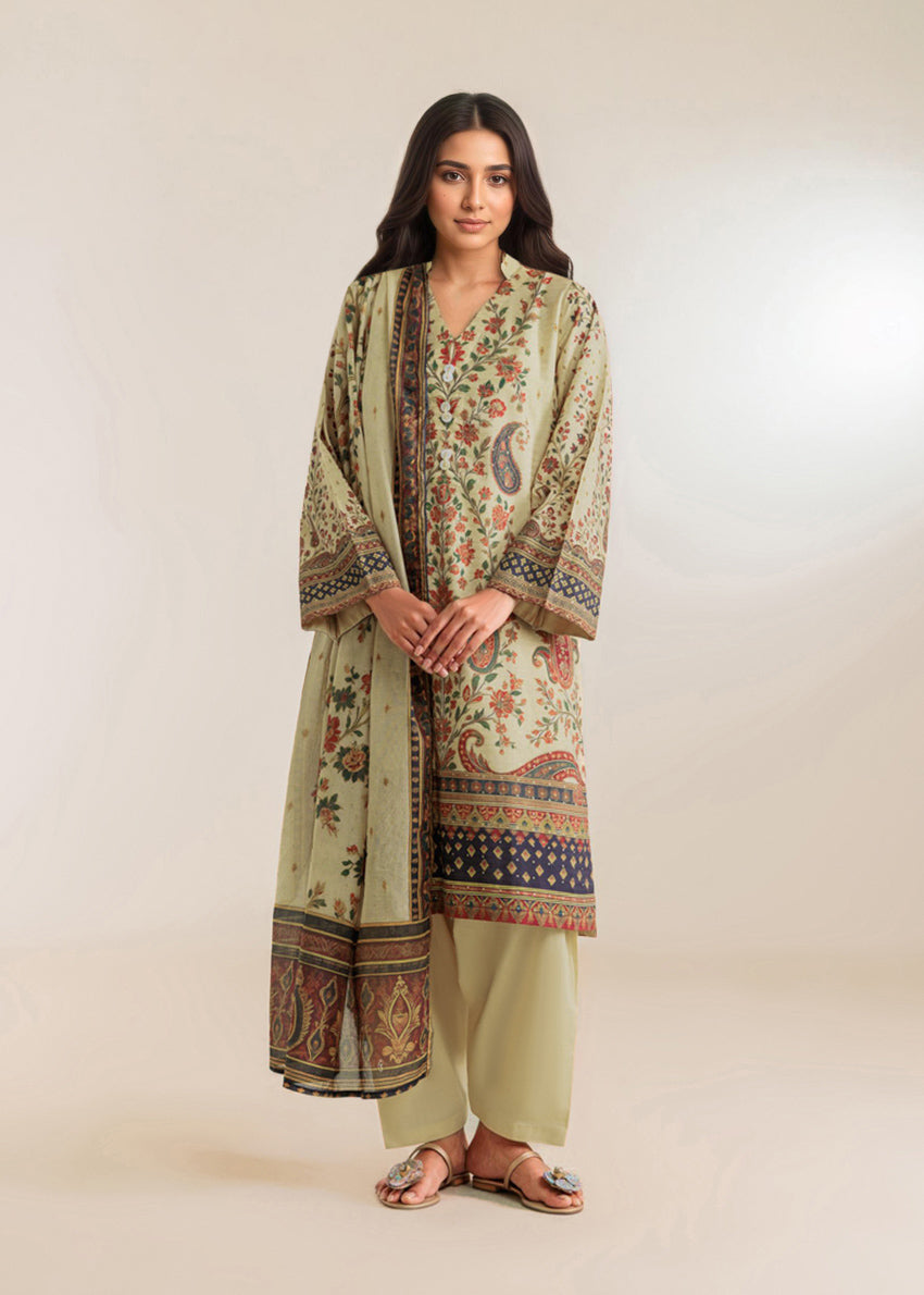 Cream-Textured-3 Piece (WP3PSBW25B11D44)