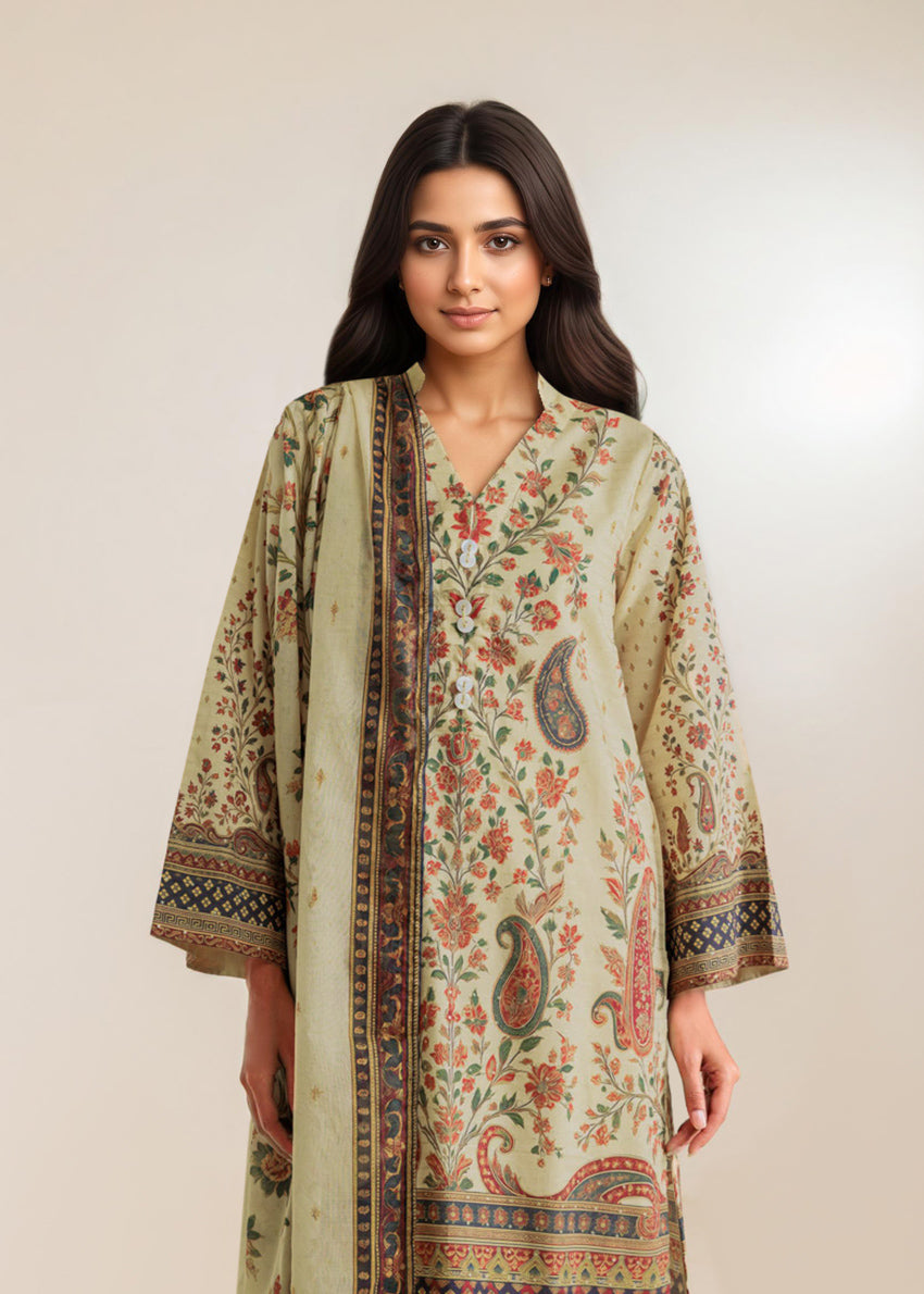 Cream-Textured-3 Piece (WP3PSBW25B11D44)