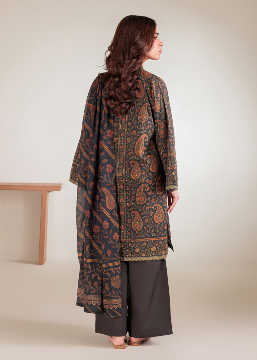 D-Grey-Self-Jacquard-3 Piece (WP3PSBW25B11D45)