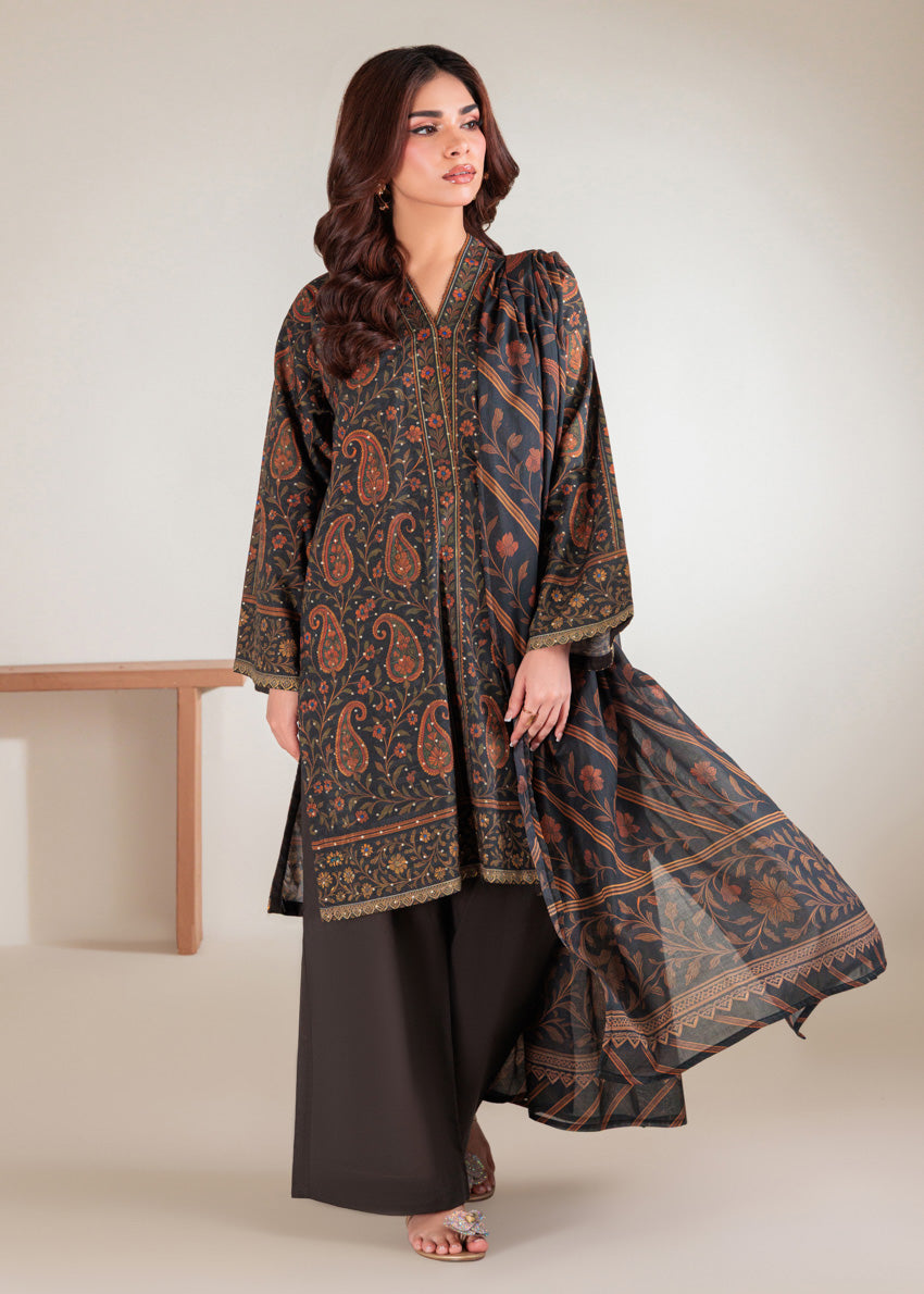 D-Grey-Self-Jacquard-3 Piece (WP3PSBW25B11D45)