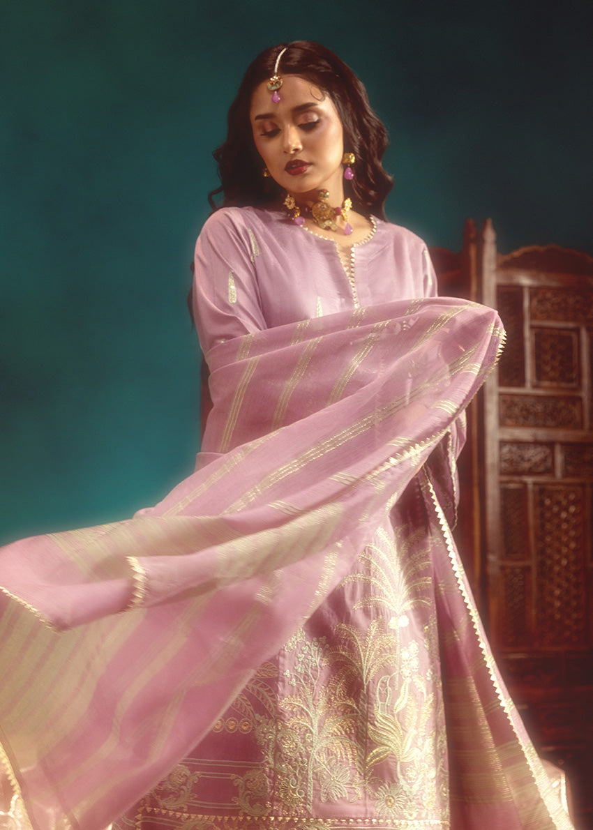 Lilac-Cotton-Silk-3 Piece (WP3PSFW25F10N4)