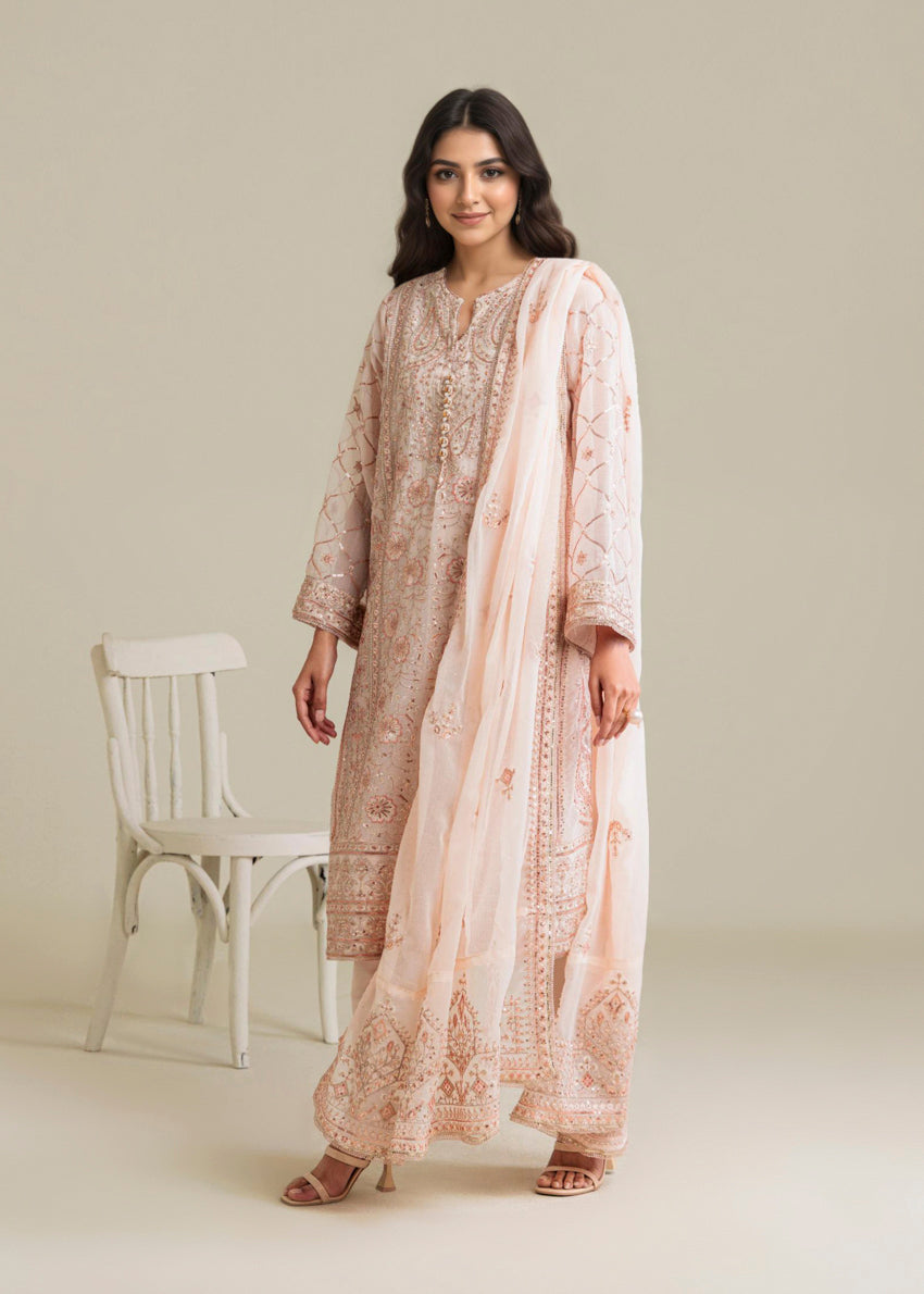 Beige-Chiffon-3 Piece (WP3PSLW25L1J2)