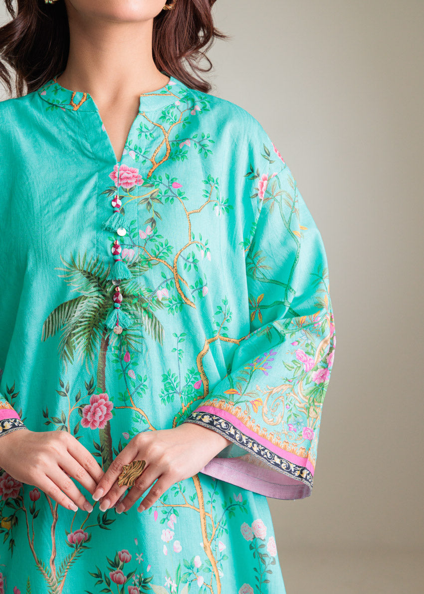S-Green-Self-Jacquard-2 Piece (WPSTPBW25B10N13)