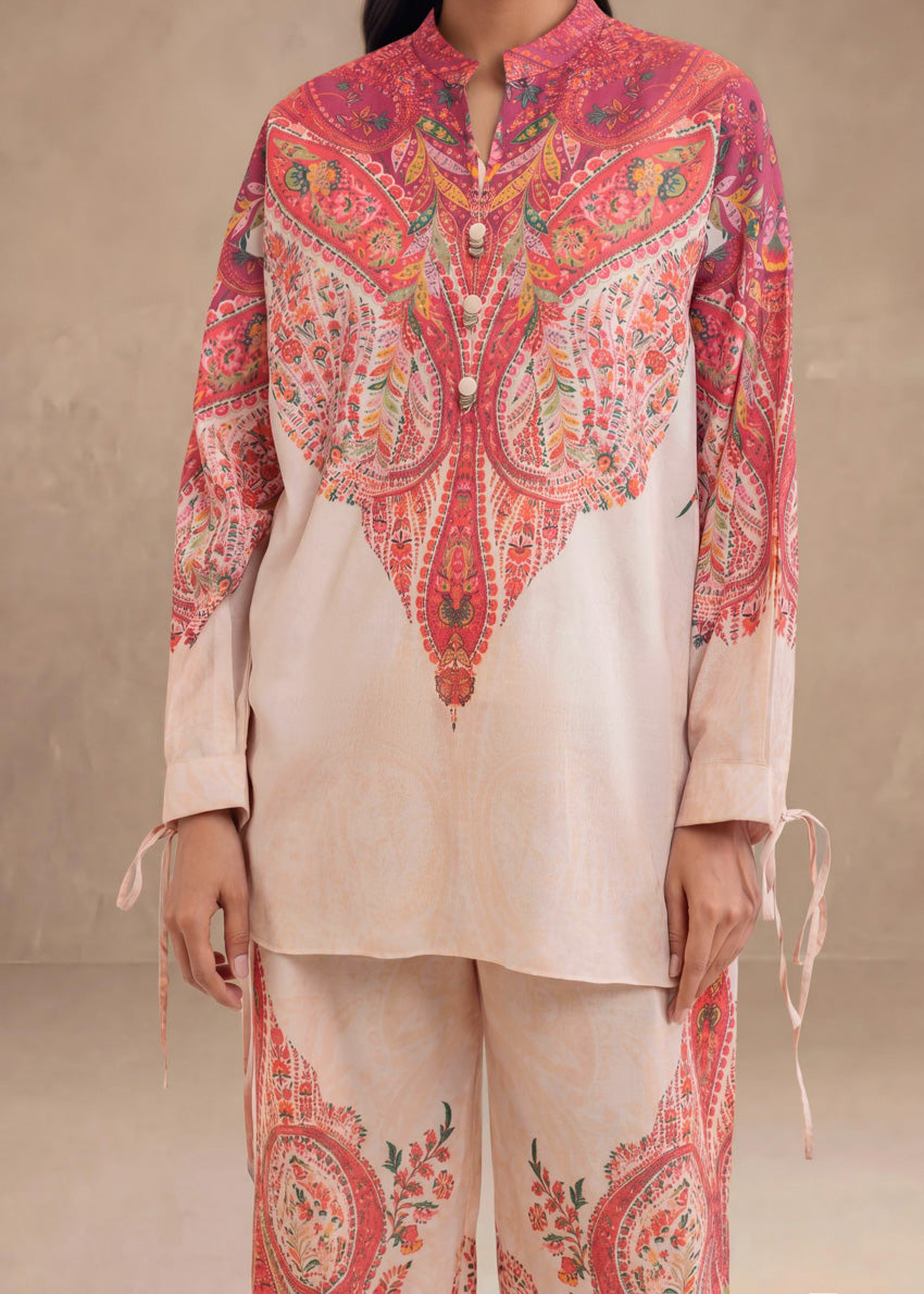 Beige-Self-Jacquard-2 Piece (WPSTPBW25B10N14)