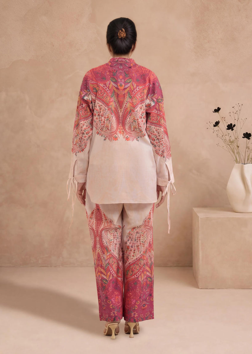 Beige-Self-Jacquard-2 Piece (WPSTPBW25B10N14)