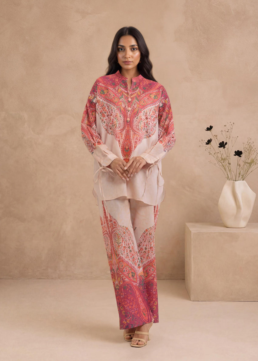 Beige-Self-Jacquard-2 Piece (WPSTPBW25B10N14)