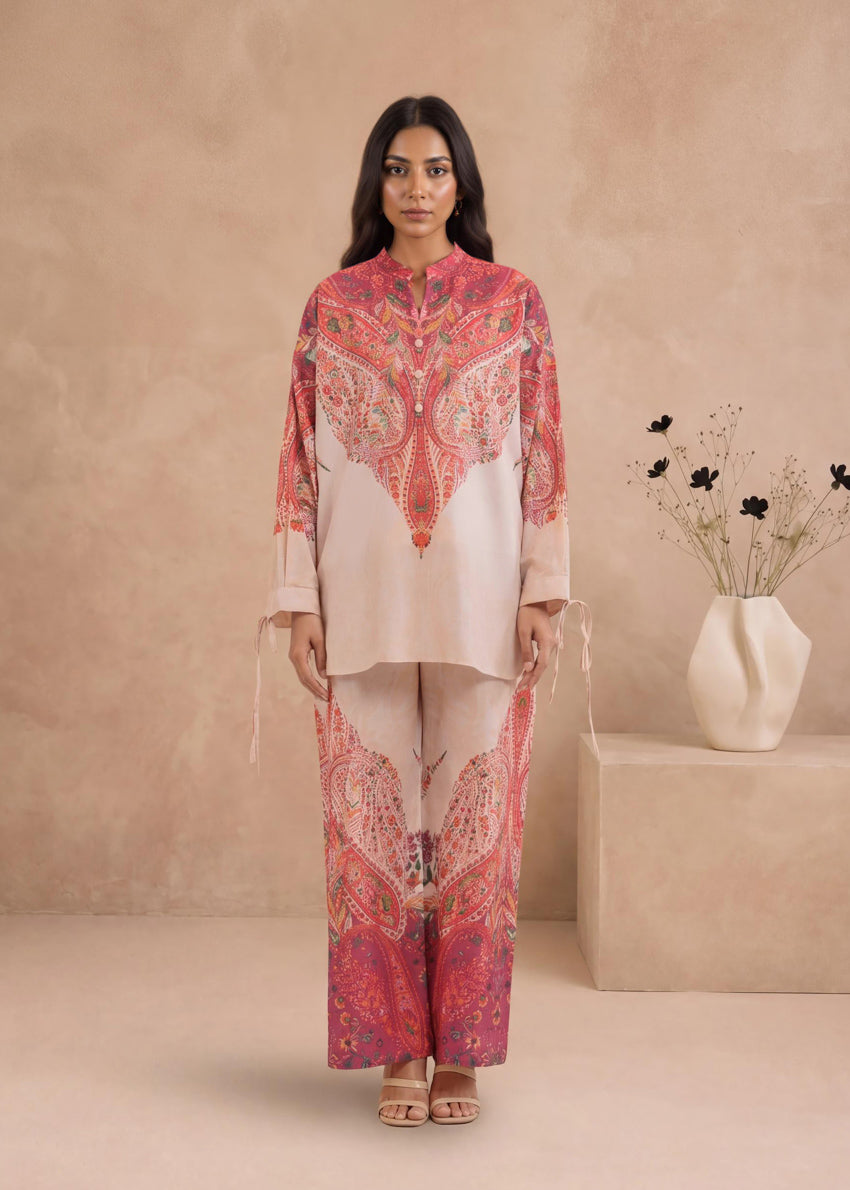 Beige-Self-Jacquard-2 Piece (WPSTPBW25B10N14)