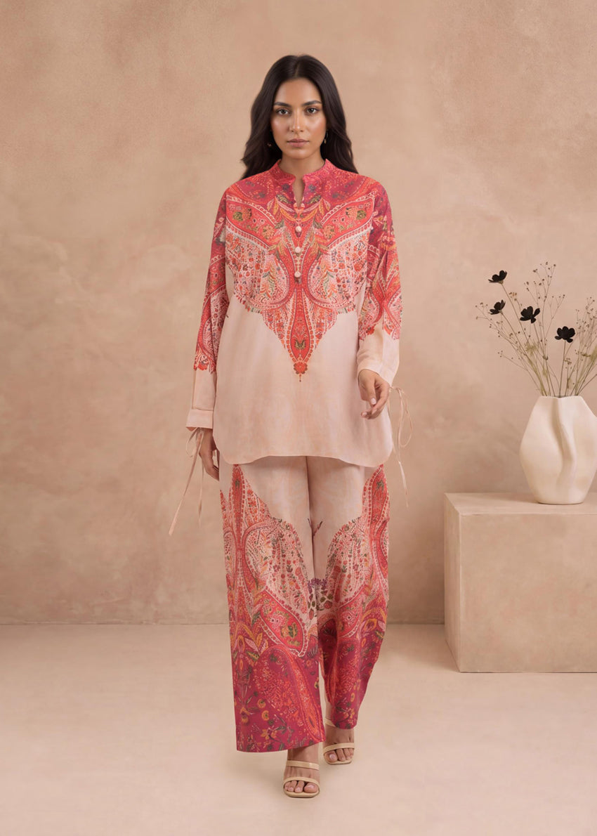 Beige-Self-Jacquard-2 Piece (WPSTPBW25B10N14)
