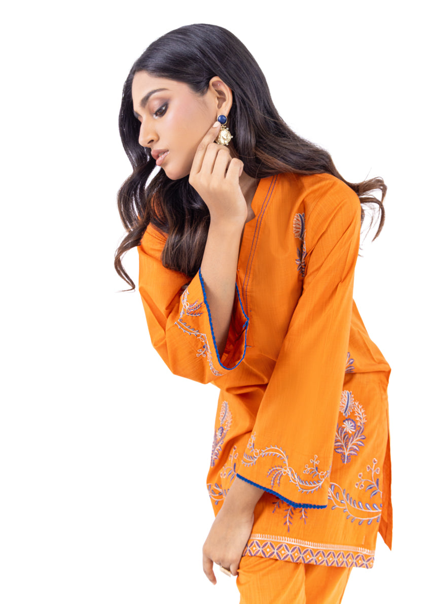 Orange-Slub-2 Piece (WPSTSBW25B9O41)