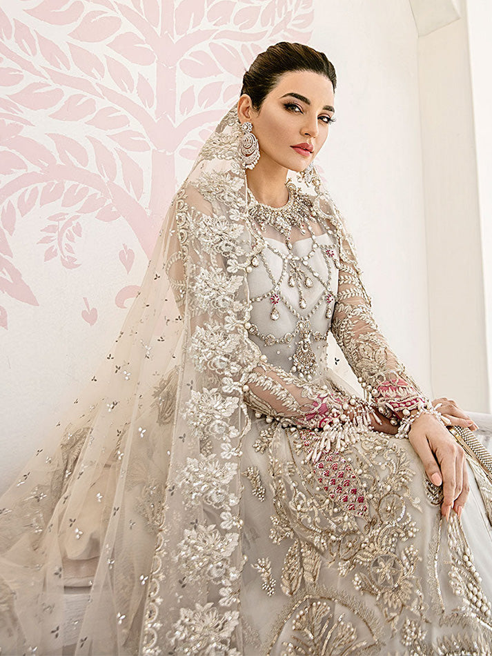 Jeune Embroidered Net 3-Piece Suit WS-02