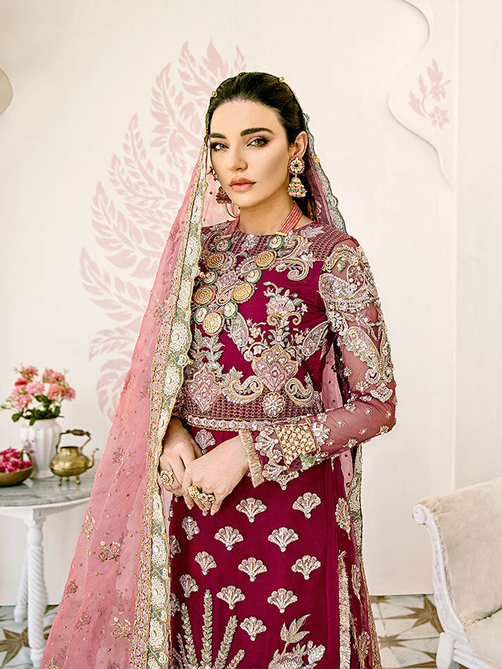 Pois Embroidered Net 3-Piece Suit WS-08
