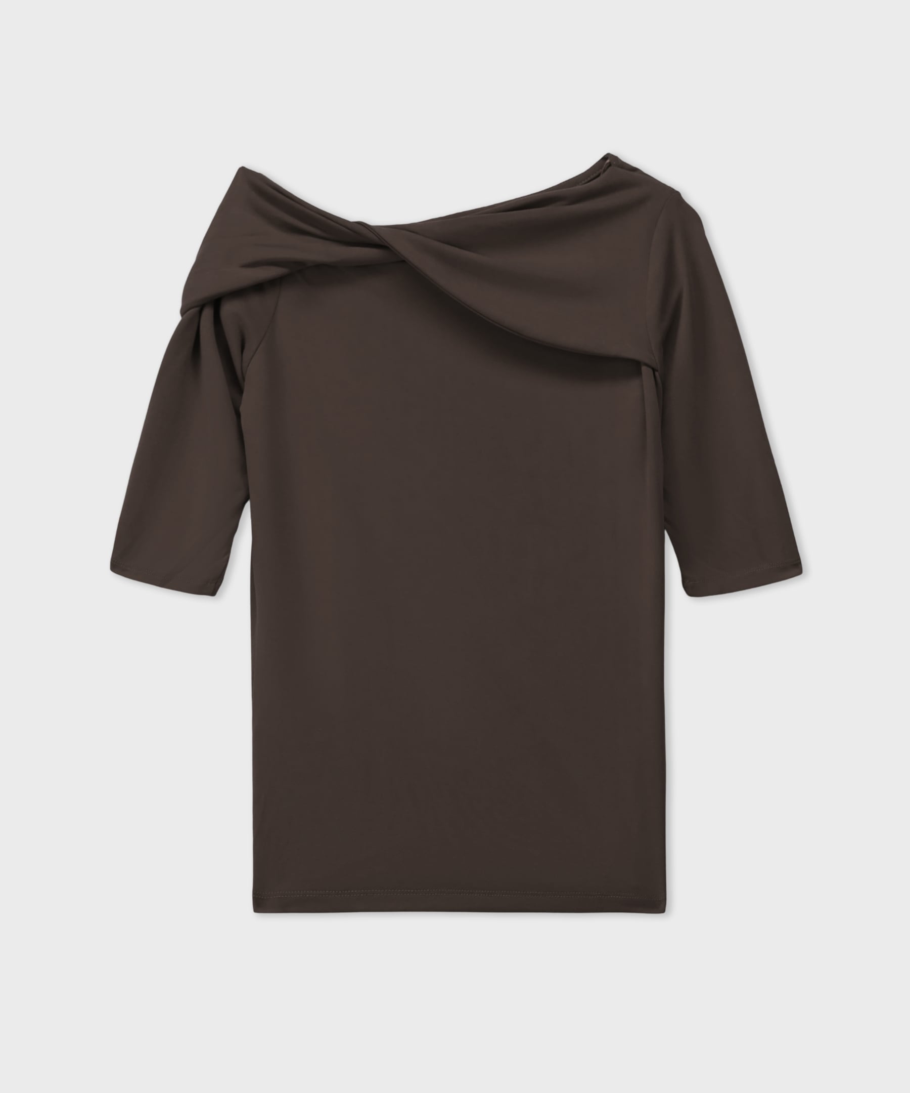 Brown Asymmetrical Top WTOP26V20031