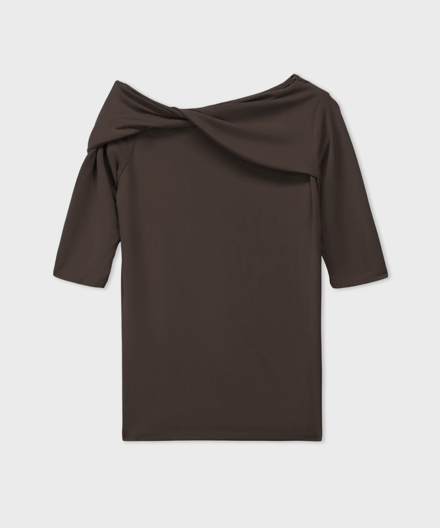 Brown Asymmetrical Top WTOP26V20031