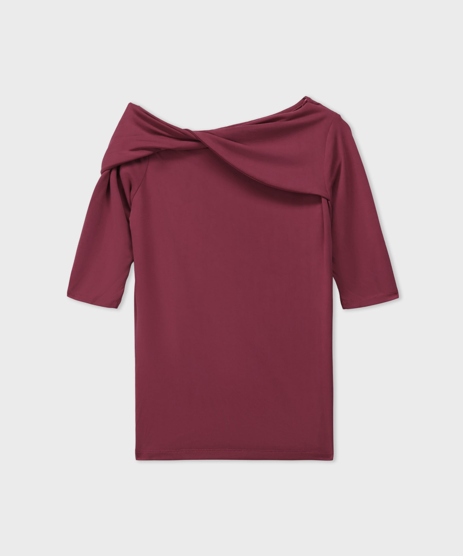Maroon Asymmetrical Top WTOP26V20032