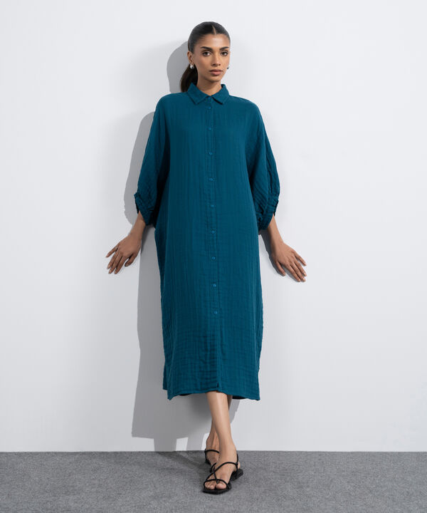 Batwing Sleeved Dress
