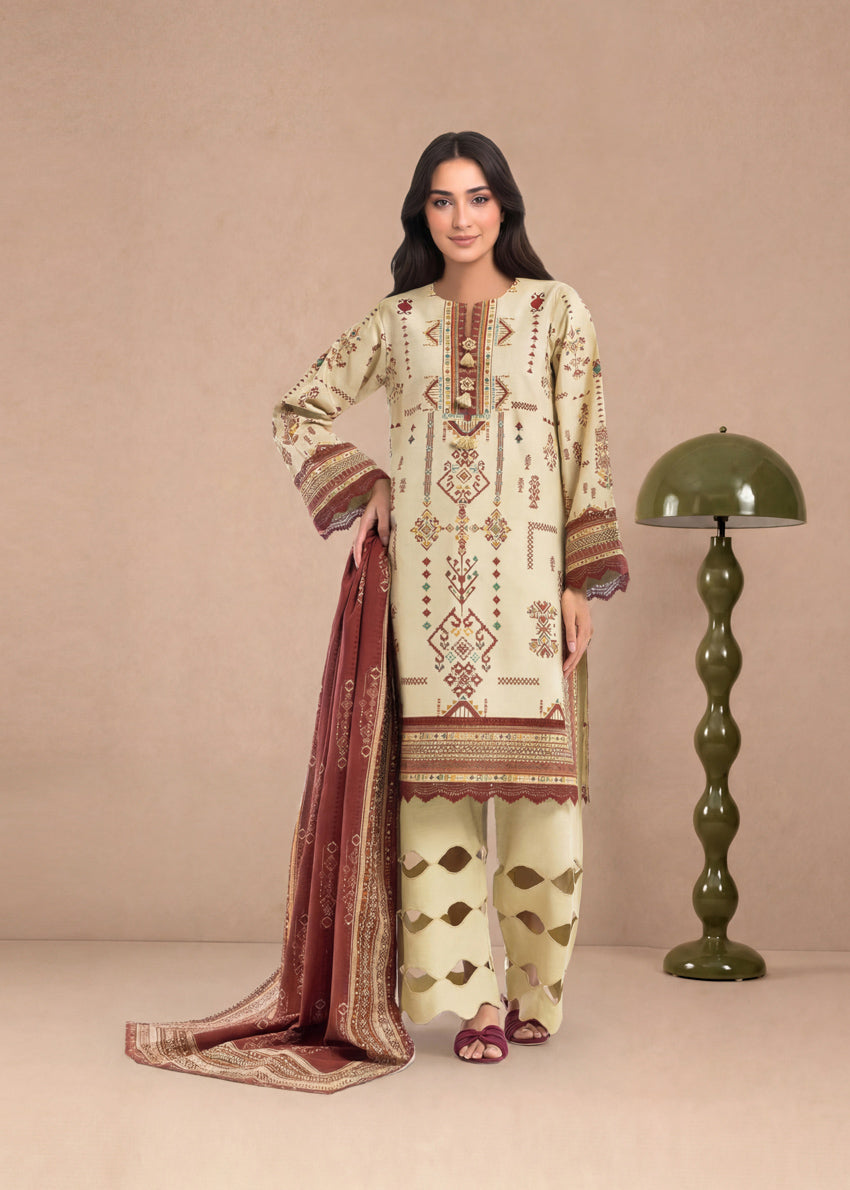 Gulnar - 3 Pc (WU3PPBS26LI1F72)