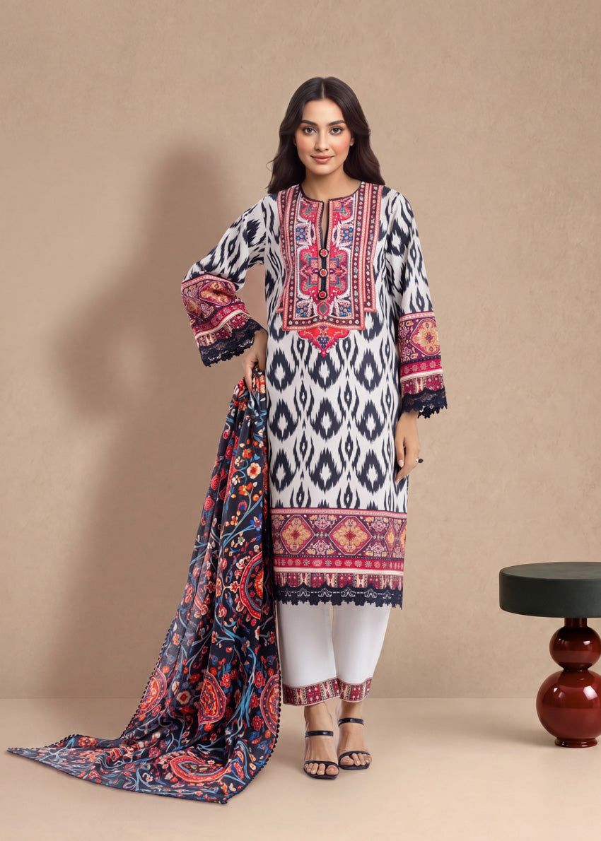 Gul Bahar - 3 Pc (WU3PPBS26LI2M77)