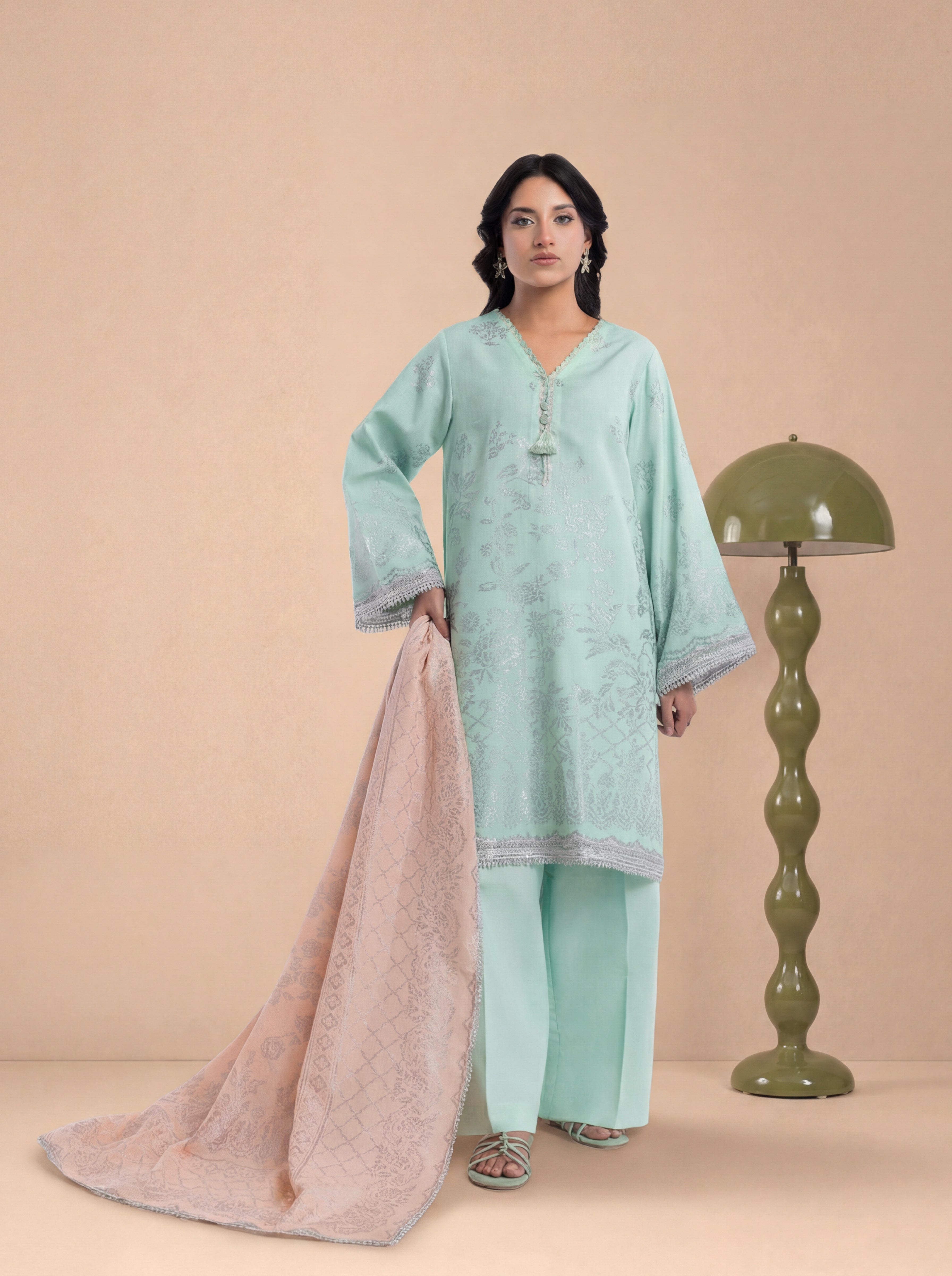 Feroza - 3 Pc (WU3PSBS26K1F21)