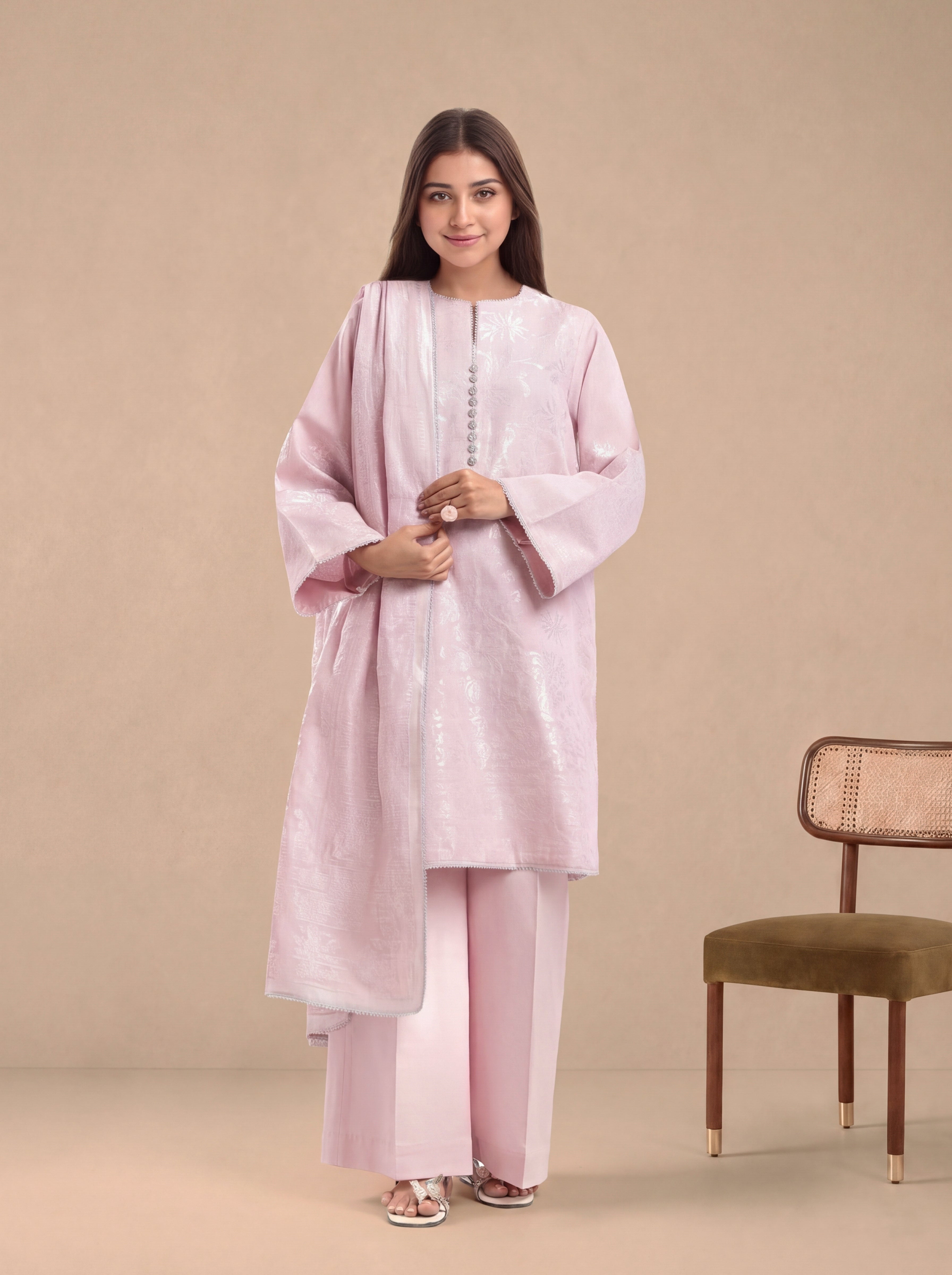 Pink-Jacquard-3 Piece (WU3PSBS26K2M18)