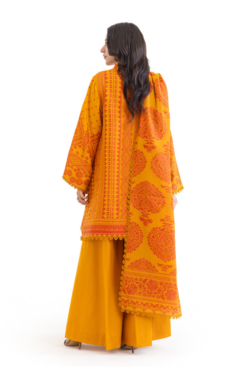 Orange-Jacquard-3 Piece (WU3PSBS26K2M23)