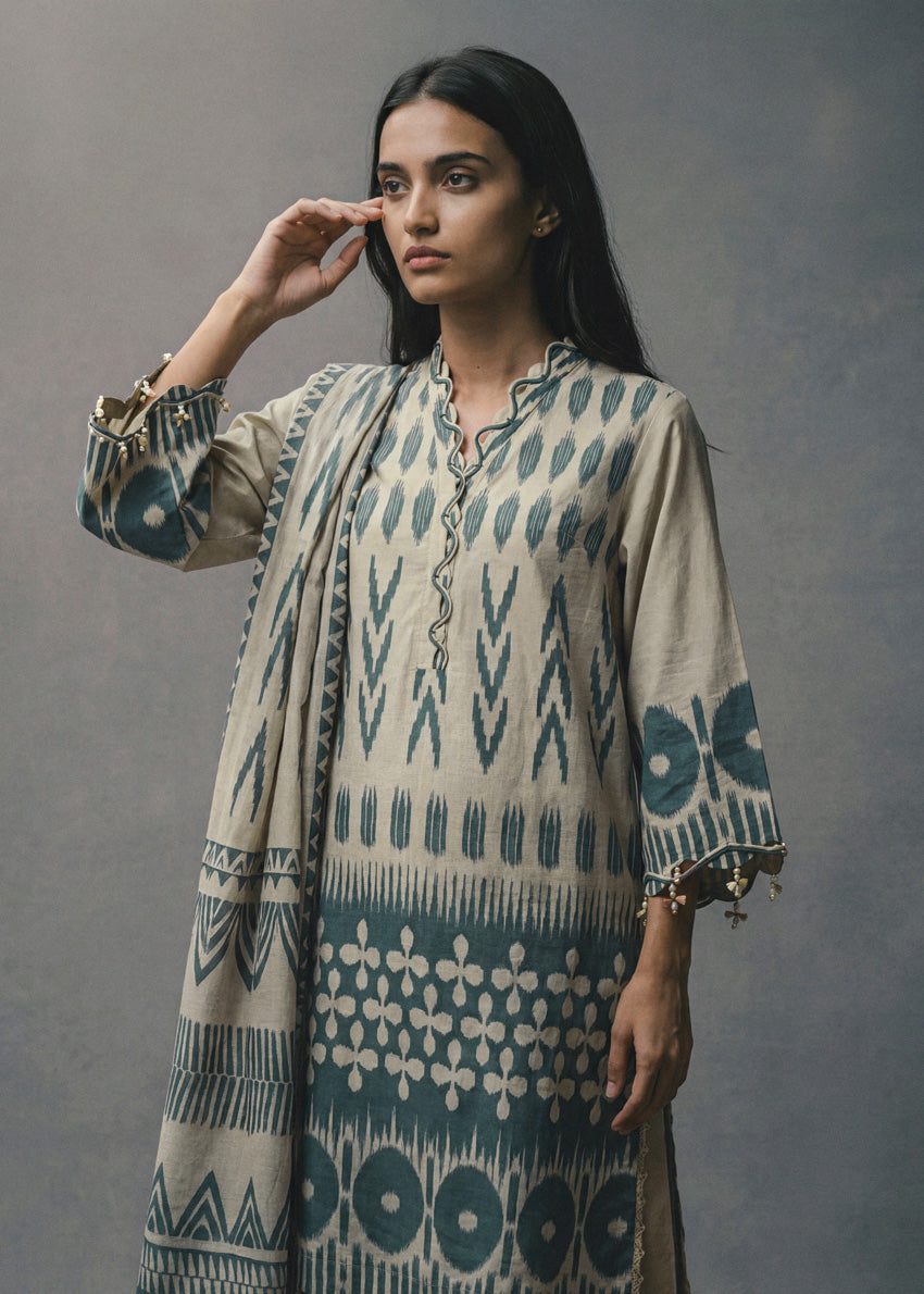 Beige-Digital Printed Lawn-2 Piece (WUSDPBS26LI5J3)