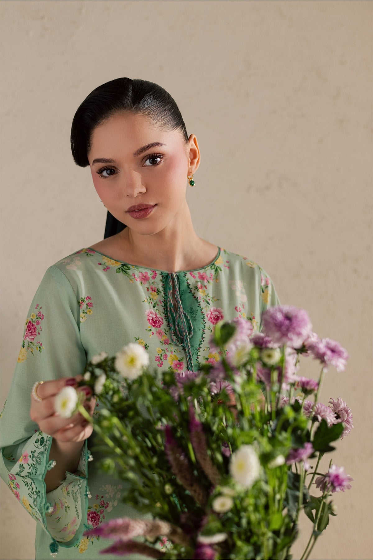 Wally 2Pc - Printed Lawn Dress
