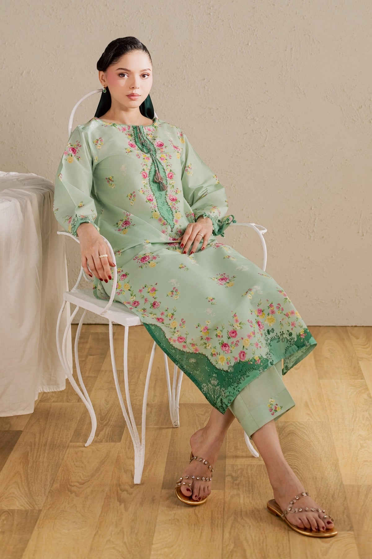 Wally 2Pc - Printed Lawn Dress