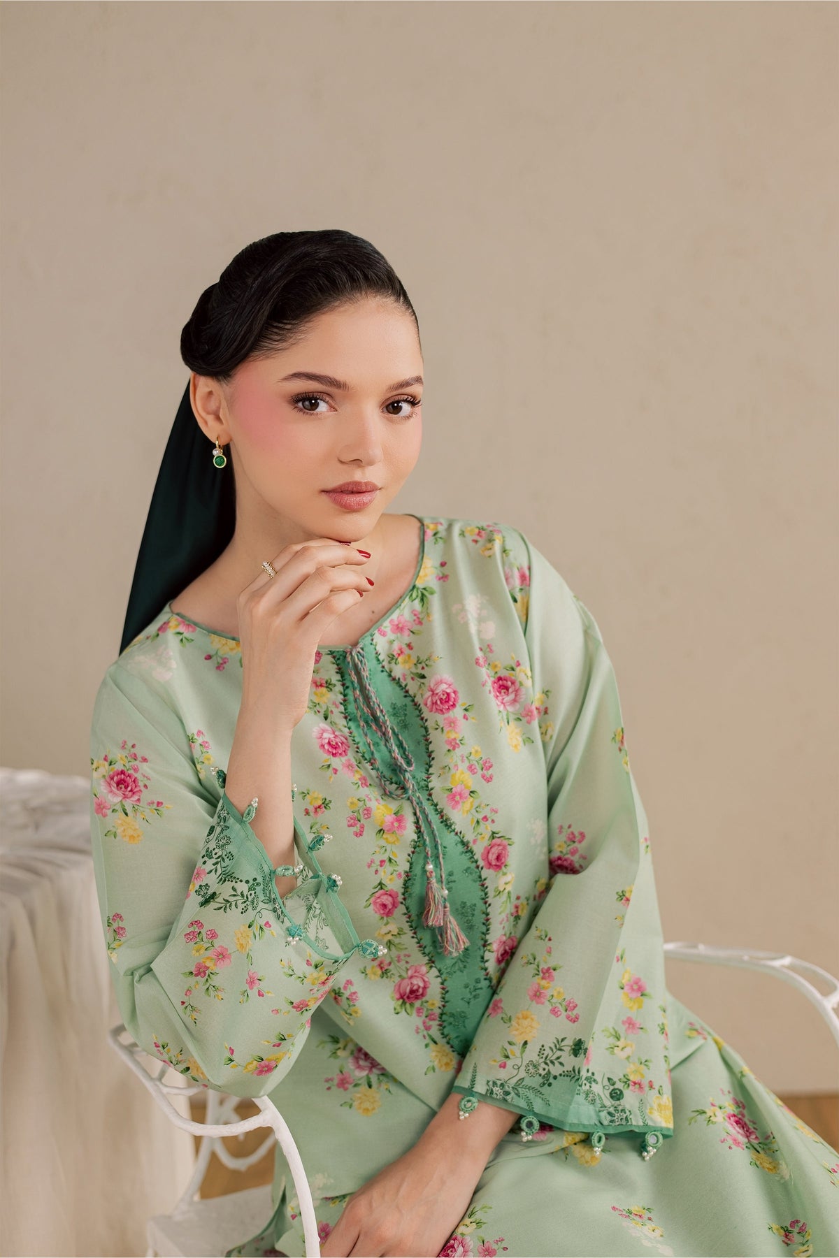 Wally 2Pc - Printed Lawn Dress