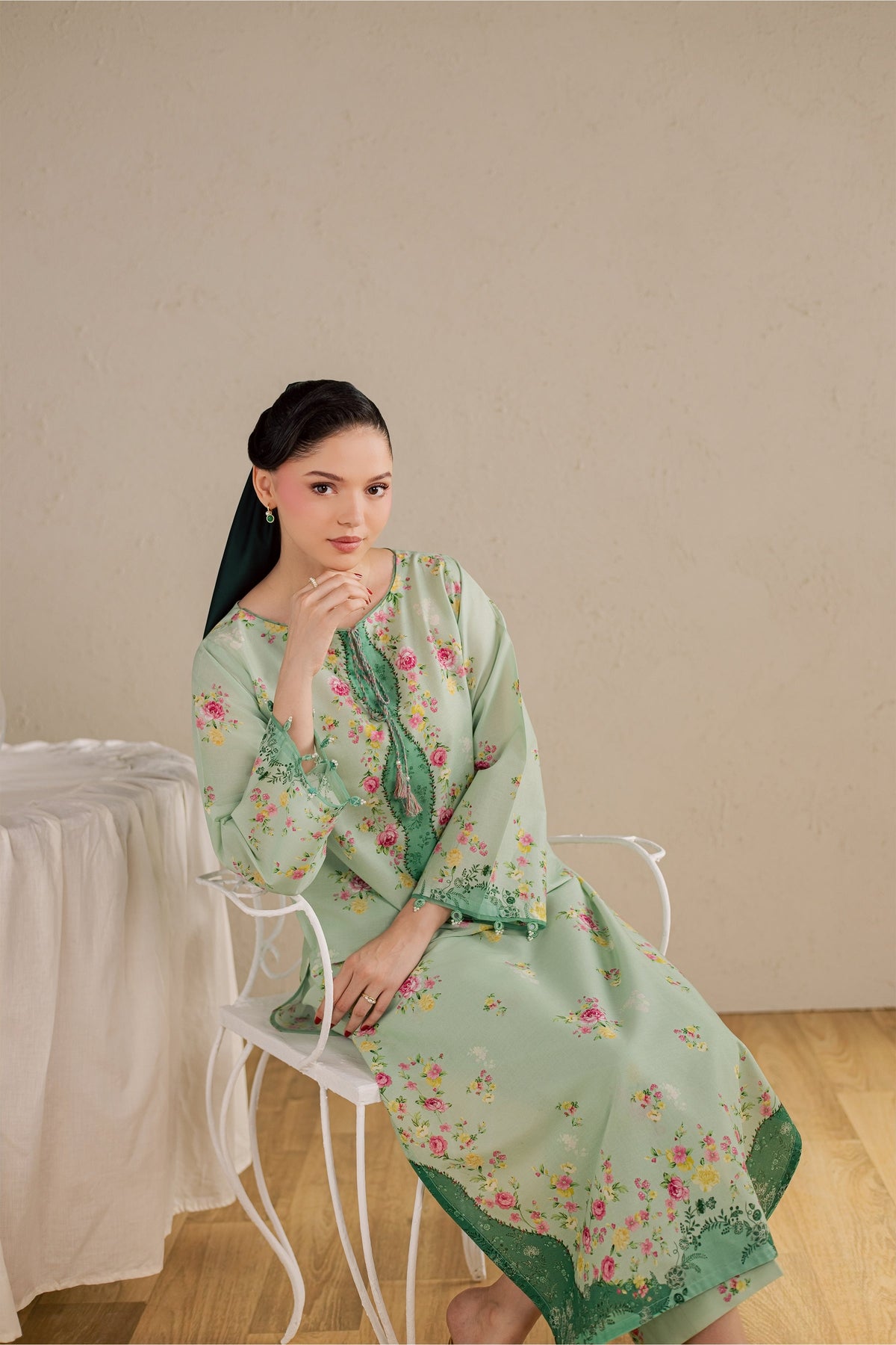 Wally 2Pc - Printed Lawn Dress