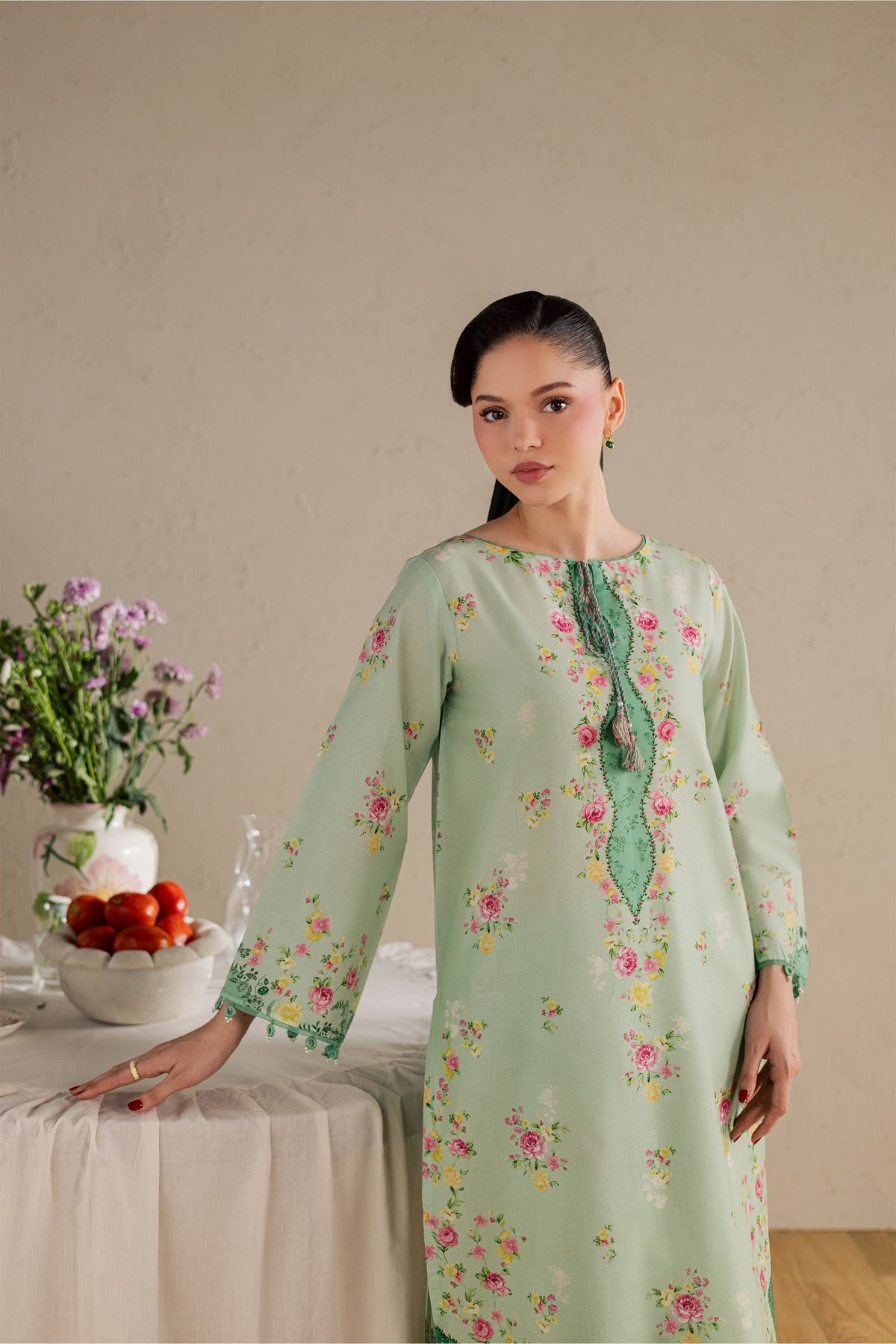 Wally 2Pc - Printed Lawn Dress