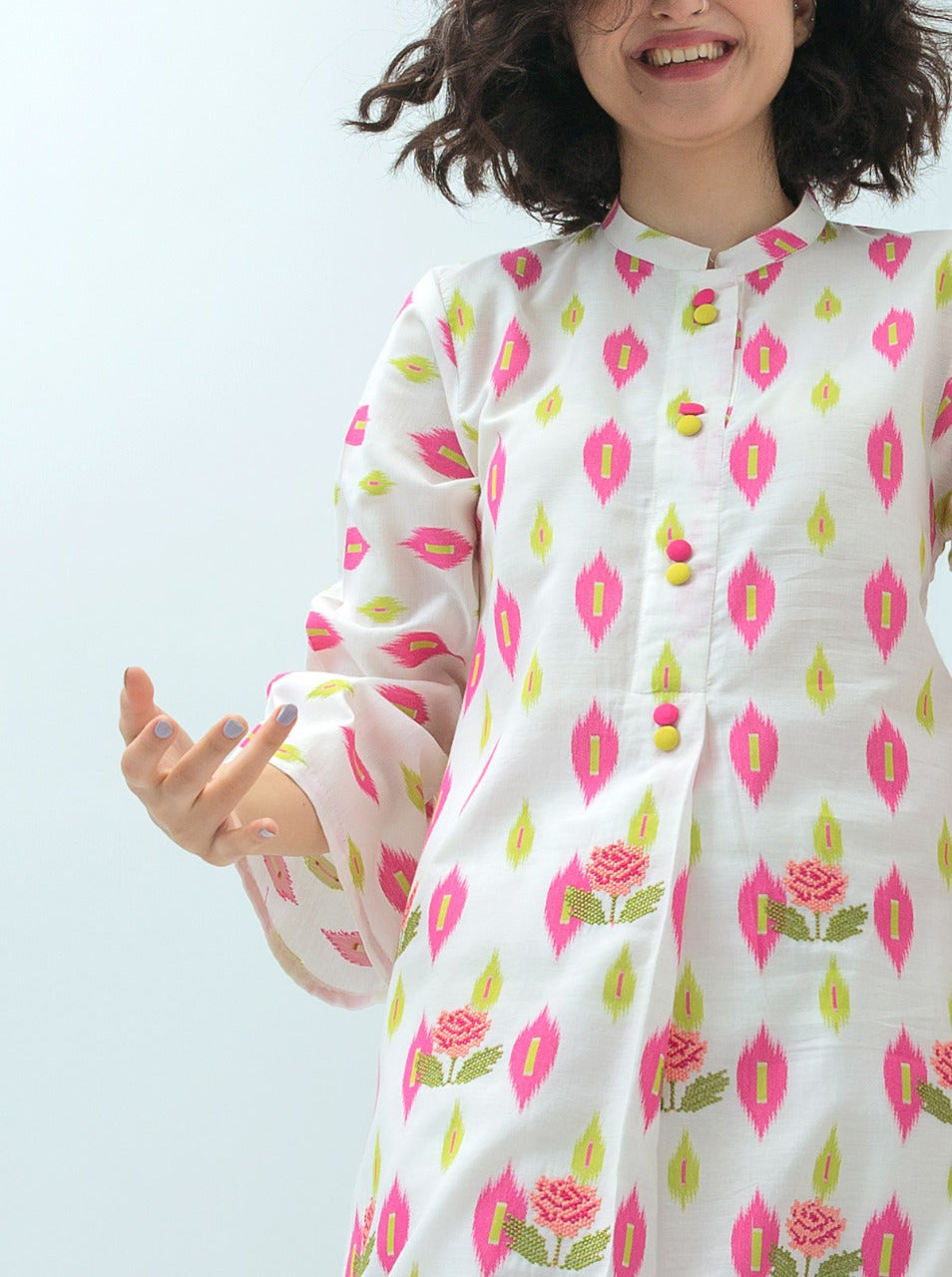 Embroidered Jacquard Shirt (Pret)